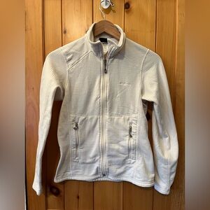 Patagonia R1 full zip Women's Sz. XS white Waffle Polartec Fleece